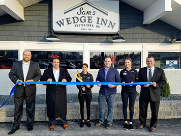 Sam's Ribbon Cutting